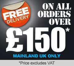 FREE DELIVERY on all orders over 150 + VAT - Mainland UK Only!