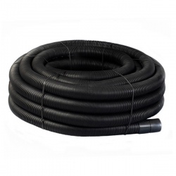 Black Twinwall Duct 40mm x 50m Coil