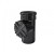 110mm Downpipe Debris Strainer/Leaf Guard - Black