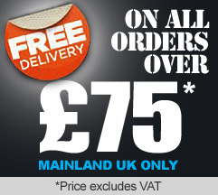 FREE DELIVERY on all orders over £75 + VAT - Mainland UK Only!