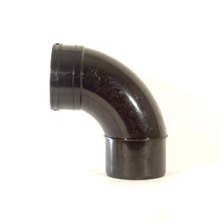 160mm 92.5° Single Socket Bend Black