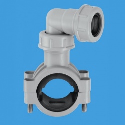 Overflow 1¼''/1½'' Pipe Clamp Grey