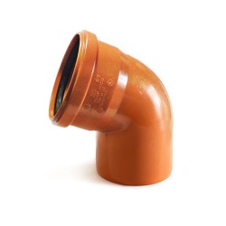 110mm 67 Single Socket Bend Underground Drainage