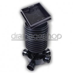 320mm Manhole Chamber (5 inlet) + 1 x 400mm high riser + 1x 35kn 320mm Recessed Cover