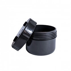 110mm Economy Soil Screwed Access Cap Black