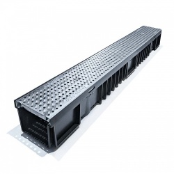 C250 Drainage Channel x 1m Galvanised Grate