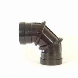 110mm 0-45˚ Adjustable Bend Single Socket