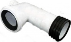 Bent Pan Connector with 32mm Inlet