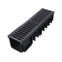 XDrain 130/120 C250 Drainage Channel x 500mm Long Cast Iron Grate