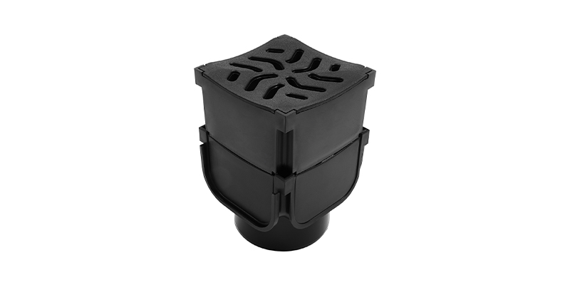 Shallow Polydrain Channel x 1m HDPE Grid | Drainage Shop