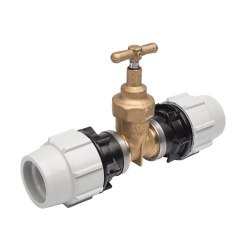 Universal Stop Tap DZR 50mm MDPE