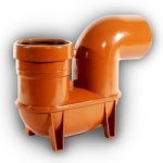 110mm Drainage Low Back P Trap