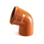 110mm 67 Single Socket Bend Underground Drainage