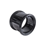 110mm Economy Soil Pipe Coupling D/S Black