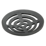 4'' Dia x ⅜ Circular Cast Iron Gully Grid (102mm x 9mm)