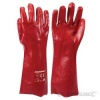 Red PVC Gauntlets (pair) One Size